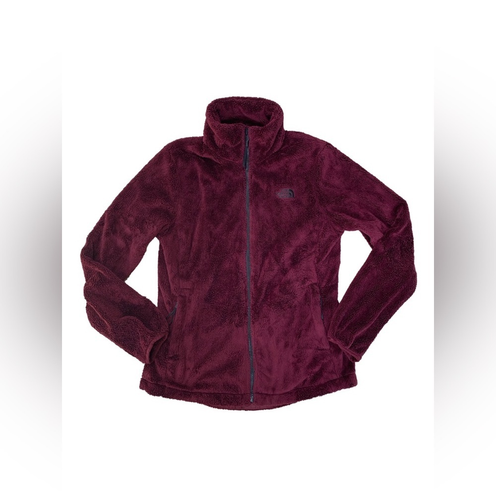 The North Face Women’s Size Medium Shadow Luxe Osito Fleece Jacket in Regal Red